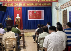 Hội Nông dân xã Tam Lộc ra mắt mô hình “Chi hội Nông dân không có người vi phạm pháp luật và các tệ nạn xã hội”.