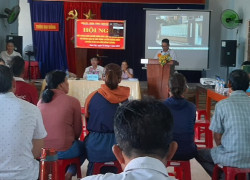 Đảng ủy-HĐND-UBND-UBMTTQVN xã Tam Lộc đối thoại Nhân dân về xây dựng tuyến đường mẫu tại thôn Đại Đồng
