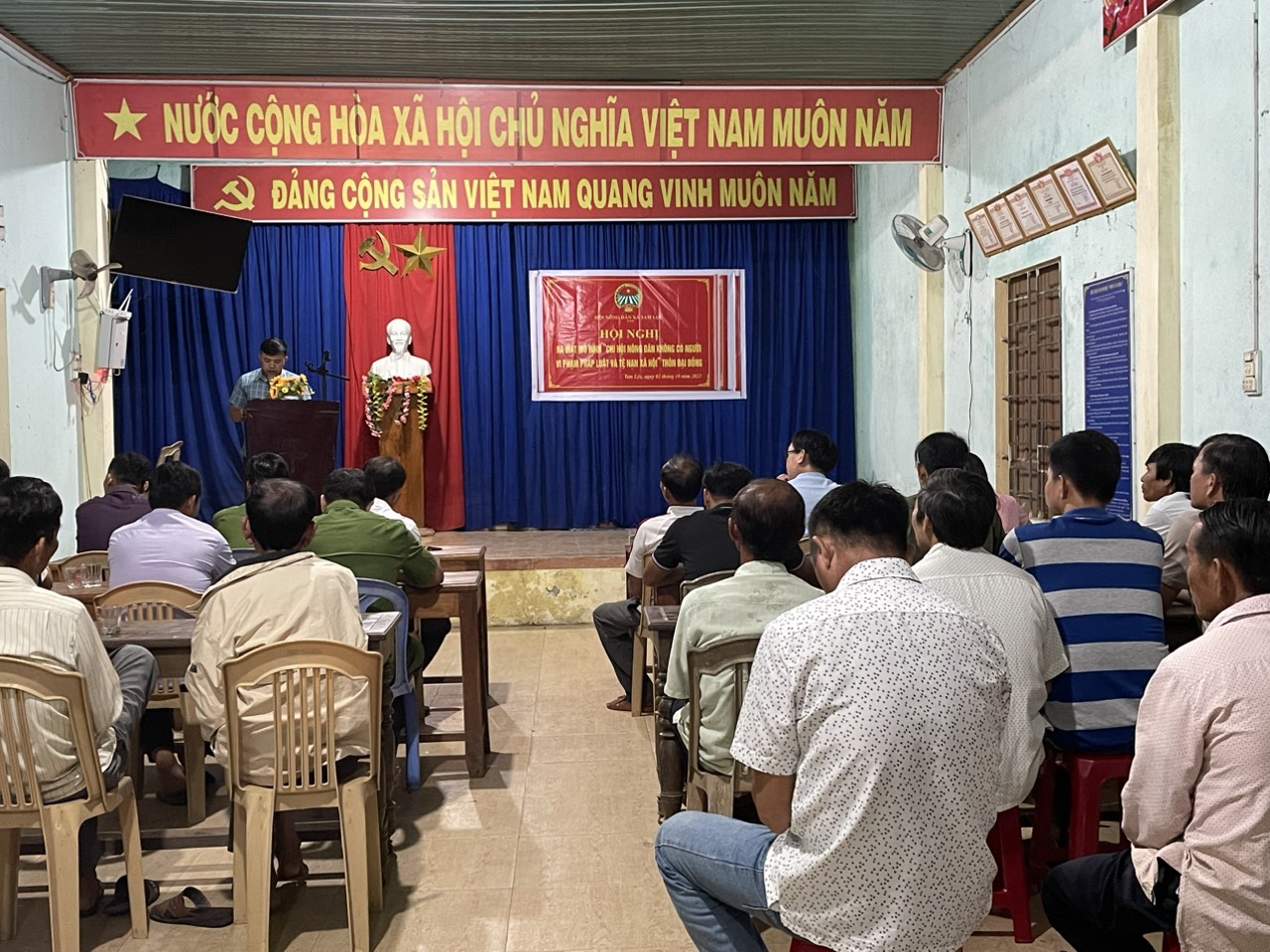 Hội Nông dân xã Tam Lộc ra mắt mô hình “Chi hội Nông dân không có người vi phạm pháp luật và các tệ nạn xã hội”.