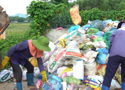 Phát huy mô hình “Thu gom rác thải và phân loại rác thải tại nguồn” của hội LHPN xã Tam Lộc!